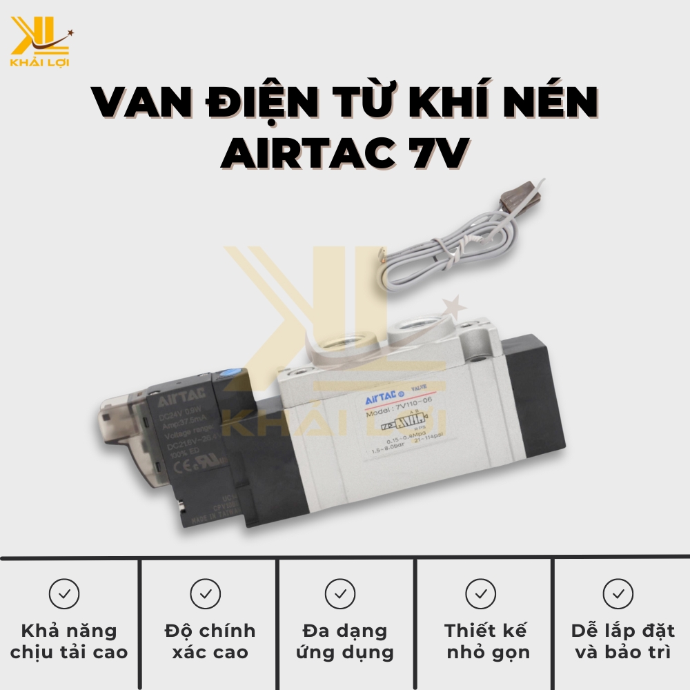 Van Điện Từ Khí Nén Airtac 7V