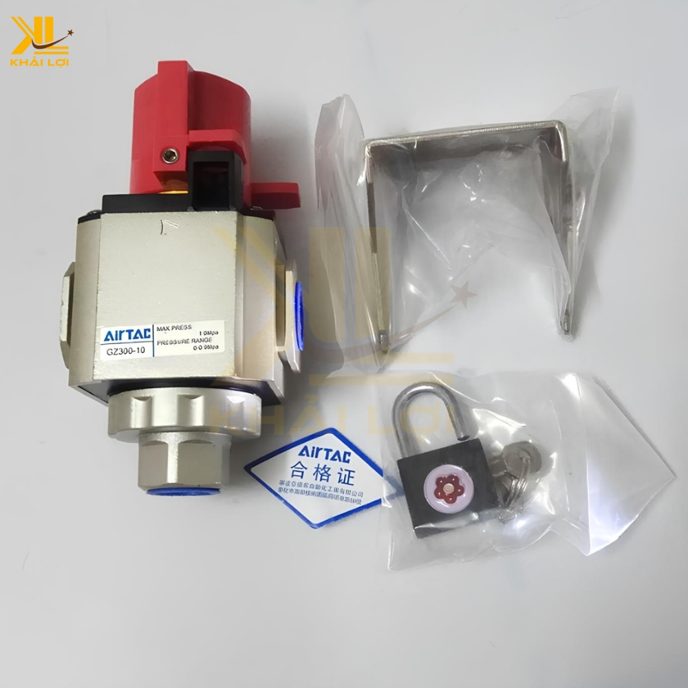 Van khoá đóng ngắt khí nén AIRTAC GZ