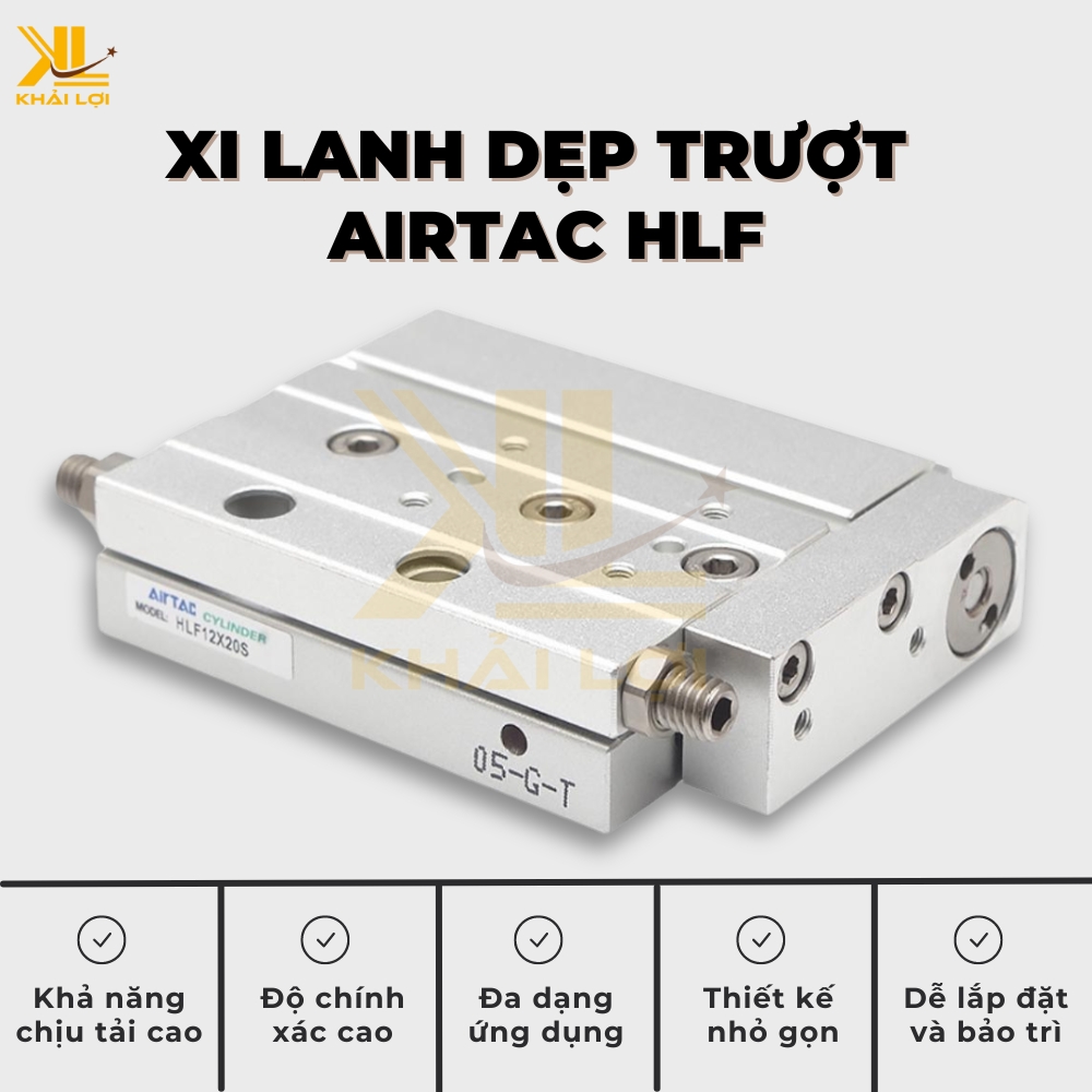 Xi lanh dẹp trượt AIRTAC HLF