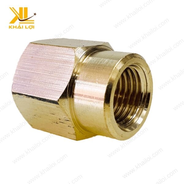 Nối thau hai đầu ren trong – phụ kiện lý tưởng cho hệ thống ống nước chất lượng cao.