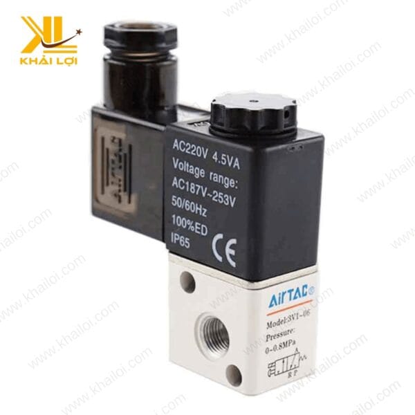 Coil điện từ Airtac 4V, sản phẩm đáng tin cậy trong hệ thống điều khiển khí nén.