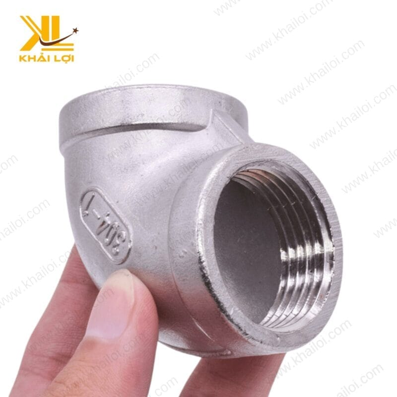 Ứng dụng Co inox 304 ren trong trong hệ thống cấp thoát nước và công trình công nghiệp.