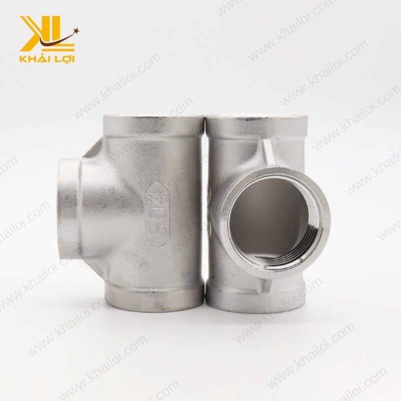 Tê ren trong inox 304 với kết cấu chắc chắn, đảm bảo kết nối an toàn và hiệu quả.