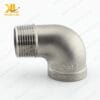 Ảnh chi tiết phần kết nối của co điếu inox 304, đảm bảo kín khít và bền bỉ.