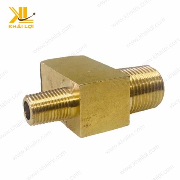 Tê thau rơ le máy rửa xe - mặt đáy sản phẩm.