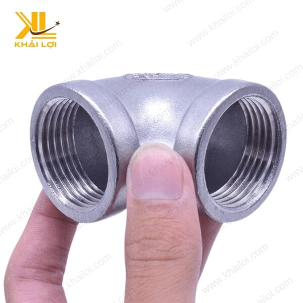 Co inox 304 ren trong chính hãng từ thương hiệu Vật tư công nghiệp Khải Lợi, dùng cho kết nối đường ống.