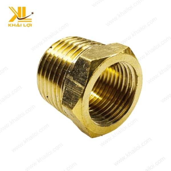 Sản phẩm cà rá thau với thiết kế ren trong - ren ngoài, độ bền vượt trội.
