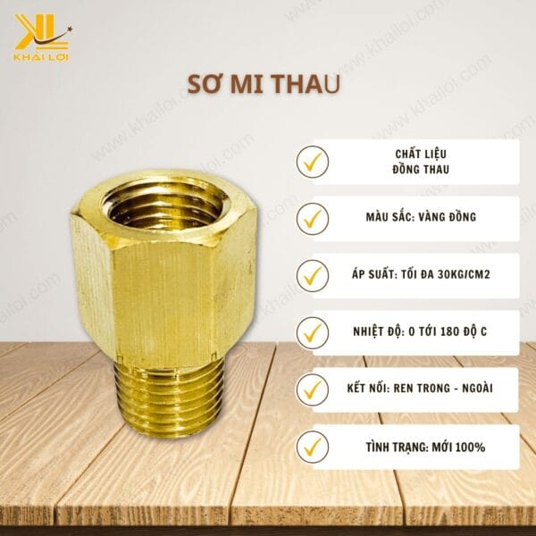Thông số kỹ thuật "Sơ mi thau" của Vật tư công nghiệp Khải Lợi.