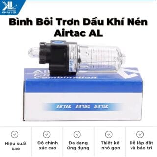Thông số kỹ thuật "Bình bôi trơn dầu khí nén AIRTAC AL" của Vật tư công nghiệp Khải Lợi.
