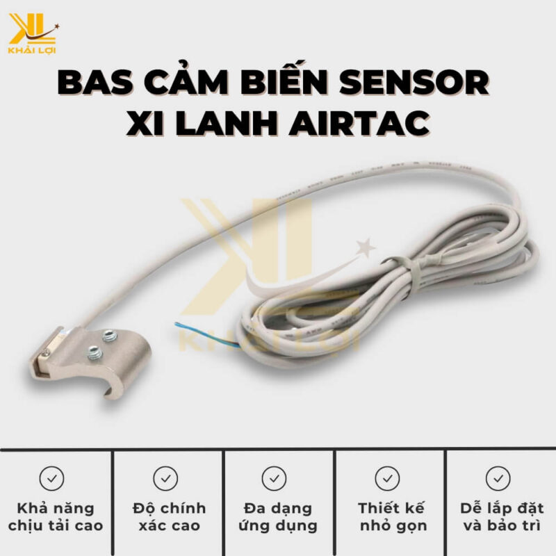 Thông số kỹ thuật Bas cảm biến sensor xi lanh Airtac của Vật tư công nghiệp Khải Lợi.