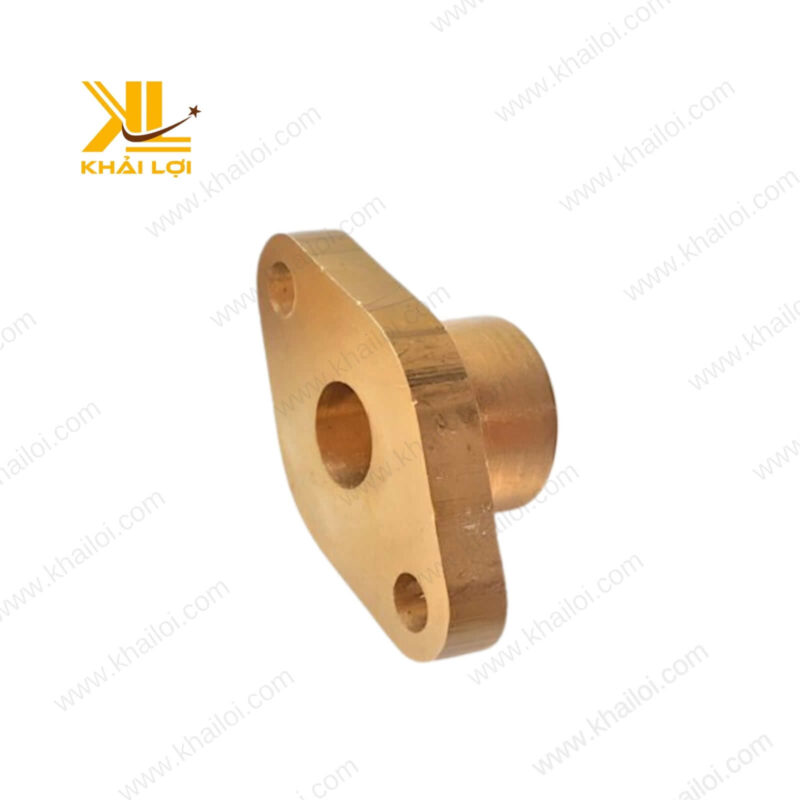 Cận cảnh bát gas ren trong bằng đồng thau chống ăn mòn.