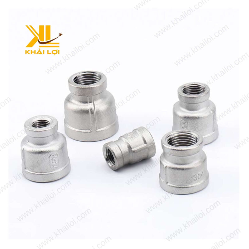 Phụ kiện bầu giảm inox 304 giúp kết nối đường ống với kích thước khác nhau, tối ưu dòng chảy.