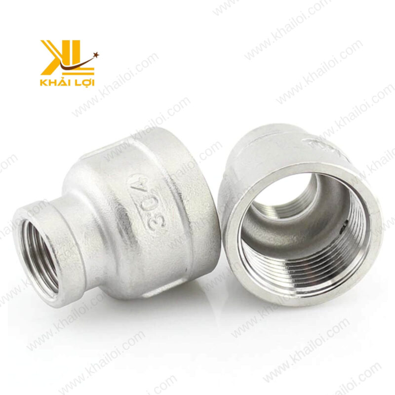 Hình ảnh bầu giảm inox 304 với thiết kế bền bỉ, chống ăn mòn, đảm bảo hiệu suất hệ thống.