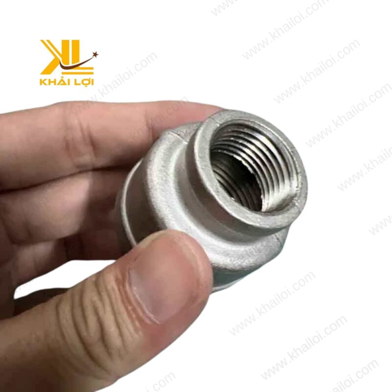 Bầu giảm inox 304 chất lượng cao do Vật tư công nghiệp Khải Lợi phân phối, phù hợp cho hệ thống ống dẫn công nghiệp.