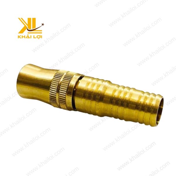 Cận cảnh cơ chế vặn "đuôi chuột" để điều chỉnh lưu lượng nước.