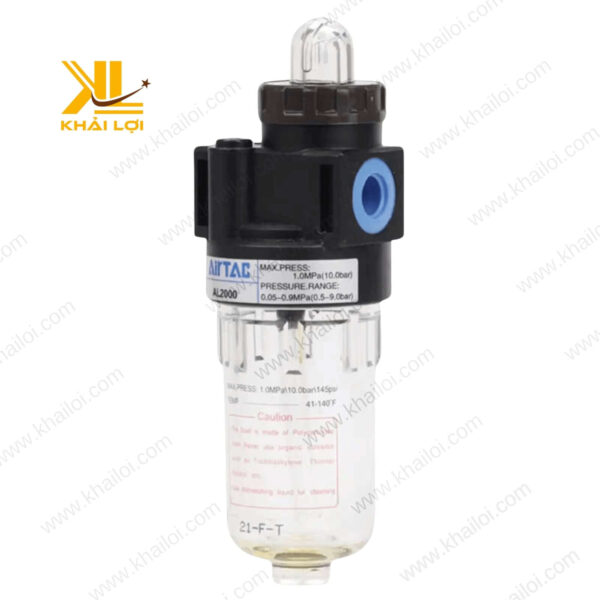 Bình bôi trơn dầu khí nén AIRTAC AL phù hợp cho các hệ thống khí nén công nghiệp