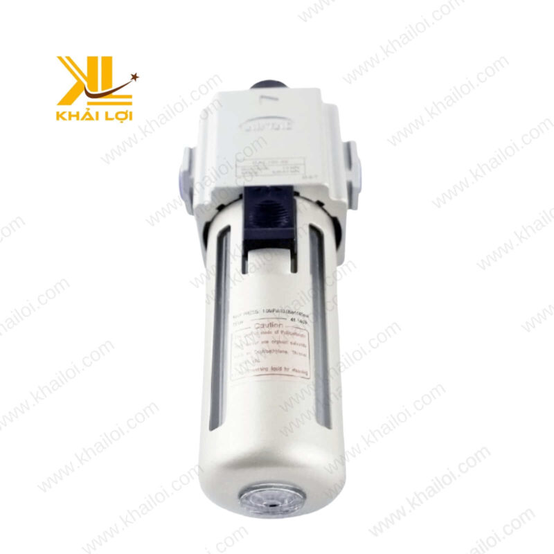 Ảnh chụp tổng thể bình bôi trơn dầu khí nén AIRTAC GAL, thiết kế chắc chắn và hiện đại.