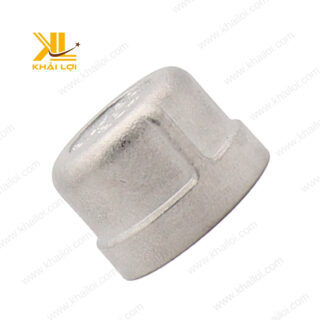 Cận cảnh bít ren trong inox 304 chống ăn mòn, độ bền cao.
