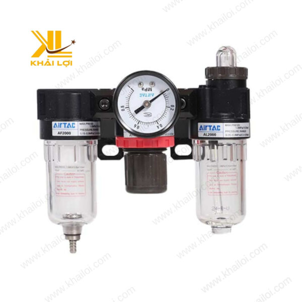 Bộ lọc ba khí nén AIRTAC AC chính hãng do Vật tư công nghiệp Khải Lợi phân phối.