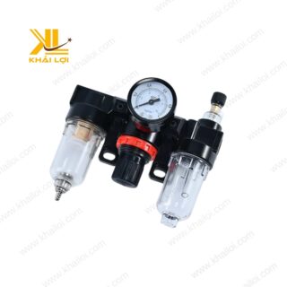 Hình ảnh chi tiết các bộ phận của bộ lọc ba khí nén AIRTAC AC từ Vật tư công nghiệp Khải Lợi.