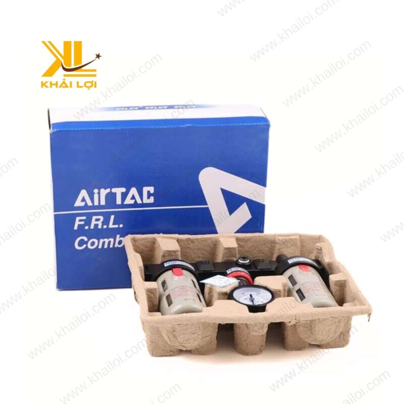 Bộ lọc khí nén AIRTAC BC giúp loại bỏ tạp chất, ổn định áp suất và bôi trơn hệ thống khí nén.