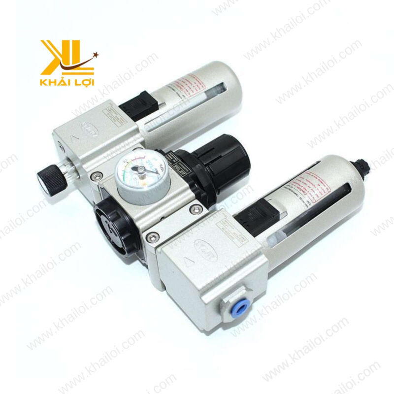 Bộ lọc khí nén 3 trong 1 AIRTAC GAC với tính năng lọc sạch tạp chất và bôi trơn.