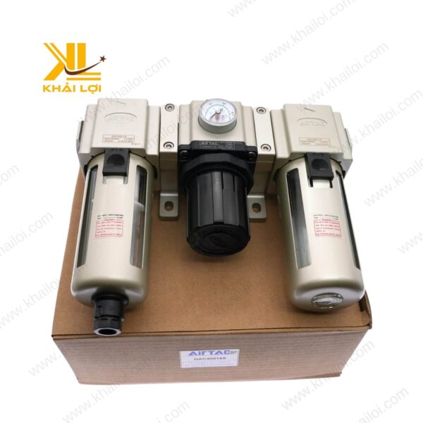 Bộ lọc ba khí nén AIRTAC GAC chính hãng do Vật tư công nghiệp Khải Lợi cung cấp.