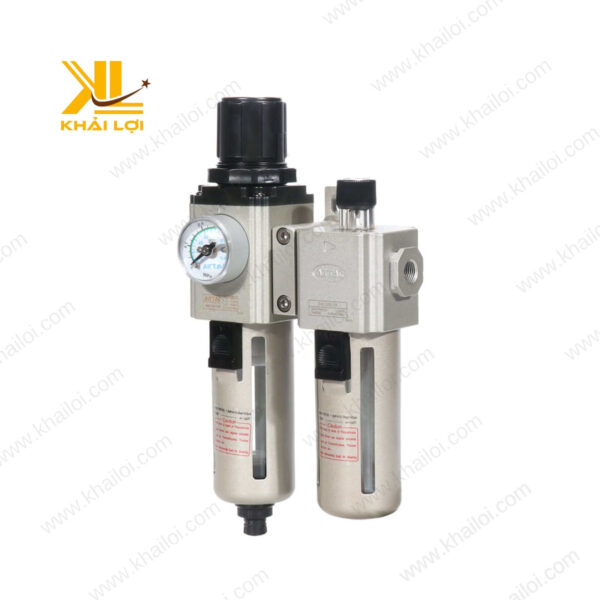 Sản phẩm bộ lọc đôi khí nén AIRTAC GAFC với thiết kế bền bỉ, chống rỉ sét.