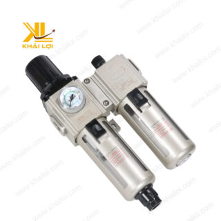 Hình ảnh thực tế bộ lọc đôi khí nén AIRTAC GAFC GAFC200-08 tại Khải Lợi.