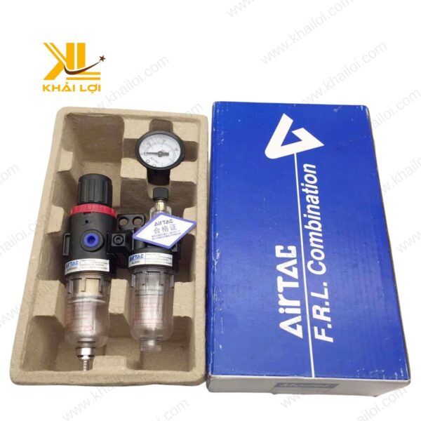 Bộ lọc khí nén AIRTAC AFC giúp loại bỏ bụi bẩn và nước trong hệ thống khí nén.
