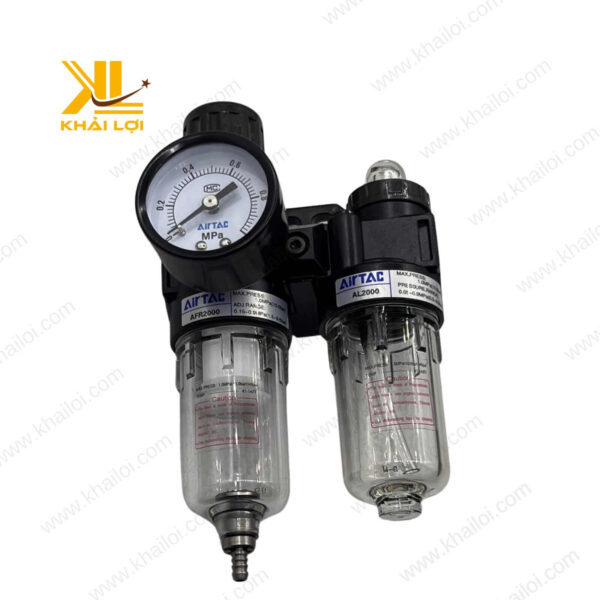 Bộ lọc khí nén AIRTAC AFC chính hãng, phân phối bởi Vật tư công nghiệp Khải Lợi.