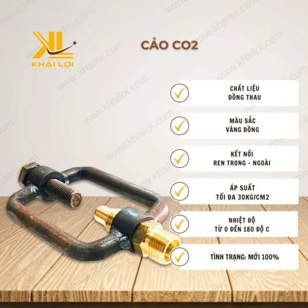 Thông số kỹ thuật Cảo CO2 của Vật tư công nghiệp Khải Lợi