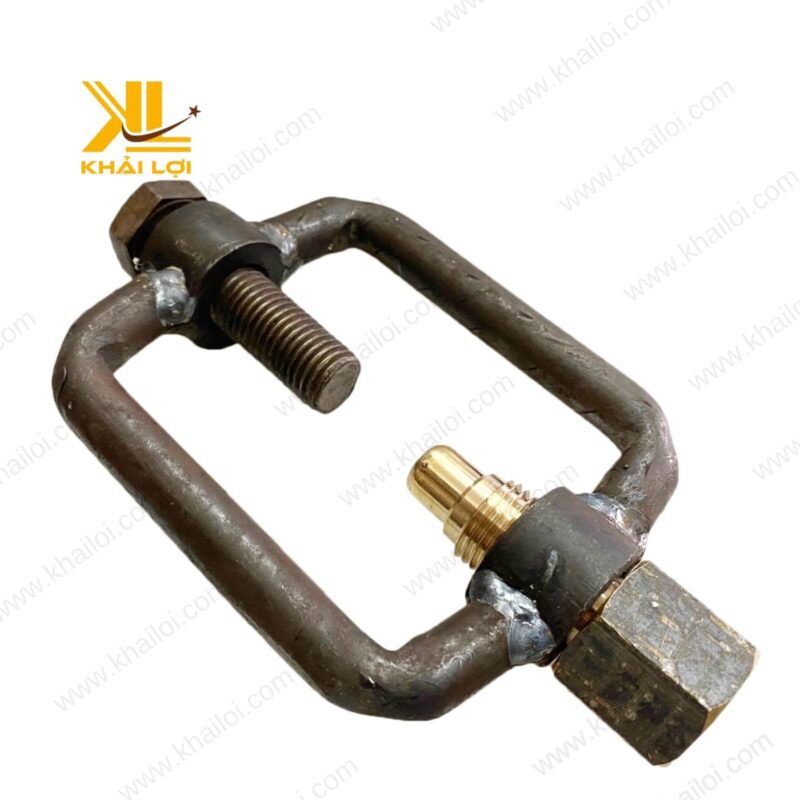 Hình ảnh chi tiết của cảo sắt hàn gió đá với lớp phủ bảo vệ bền bỉ