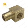 Co điếu đồng thau 90 độ với một đầu ren trong và một đầu ren ngoài.