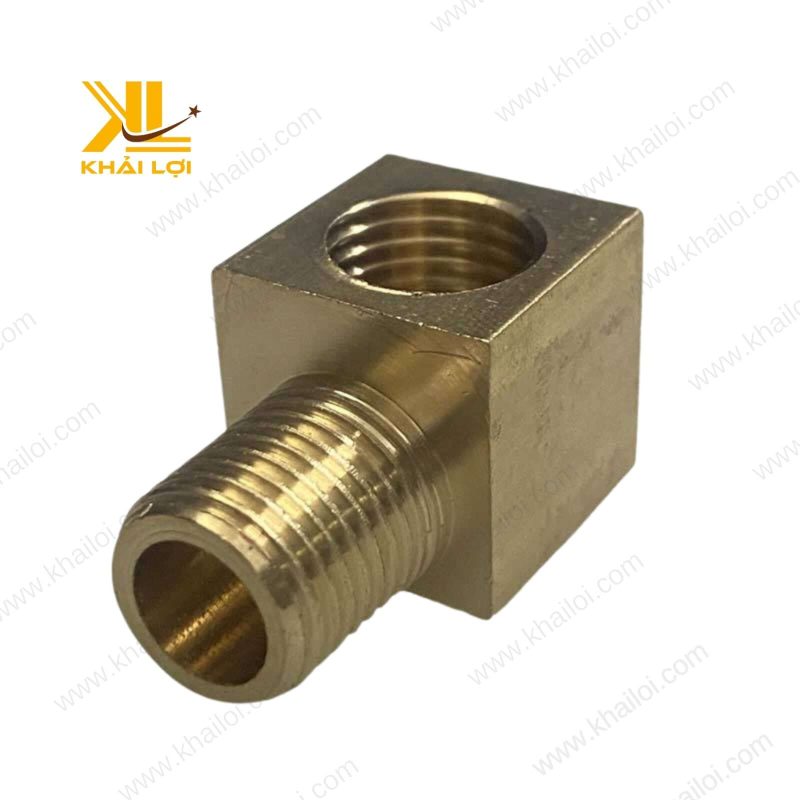 Cấu trúc đồng thau nguyên khối, được rèn nóng, đảm bảo độ bền góc cong.