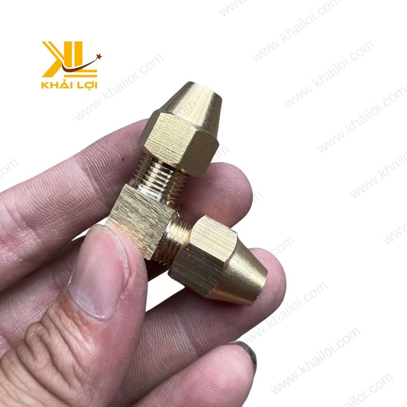 Vòng nén "hạt bắp" bằng đồng thau, chi tiết nhỏ nhưng quan trọng nhất của mối nối.