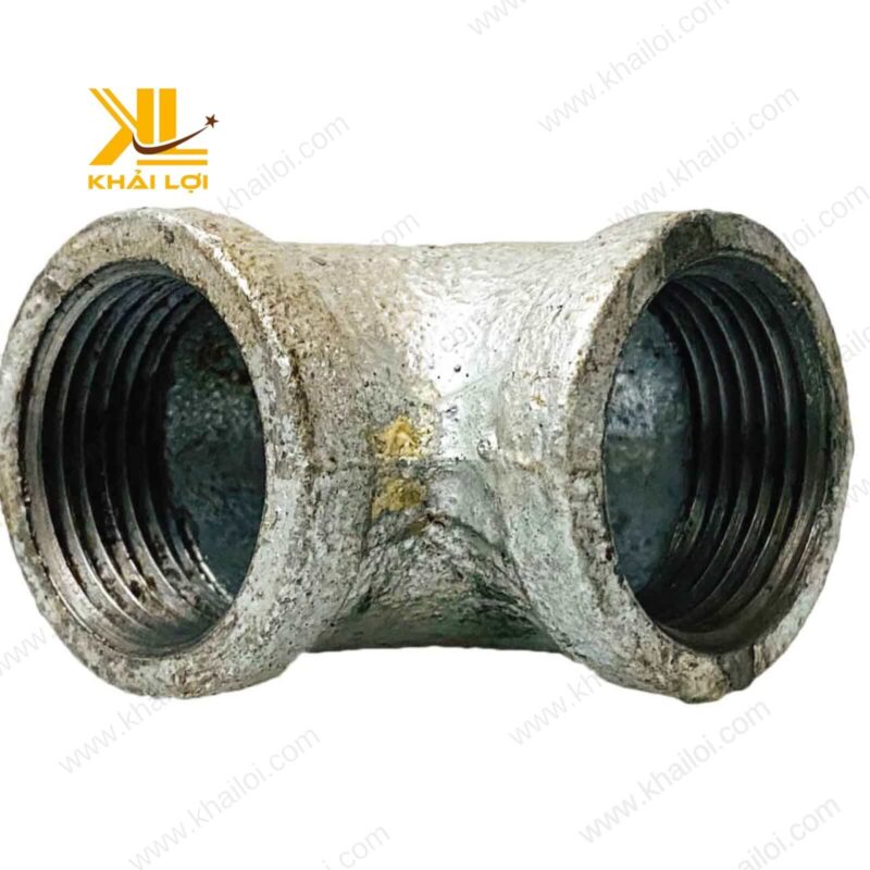 Phụ kiện co ren sắt kẽm bền bỉ chịu áp lực cao của Khải Lợi.