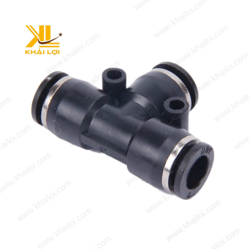 Toàn cảnh sản phẩm Đầu Nối Ba Ngã Ống Khí Nén AIRTAC PE.