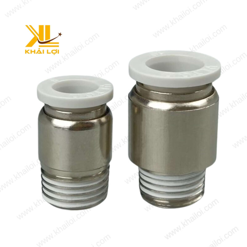 Đầu nối nhanh AIRTAC POC giúp kết nối ống khí dễ dàng.