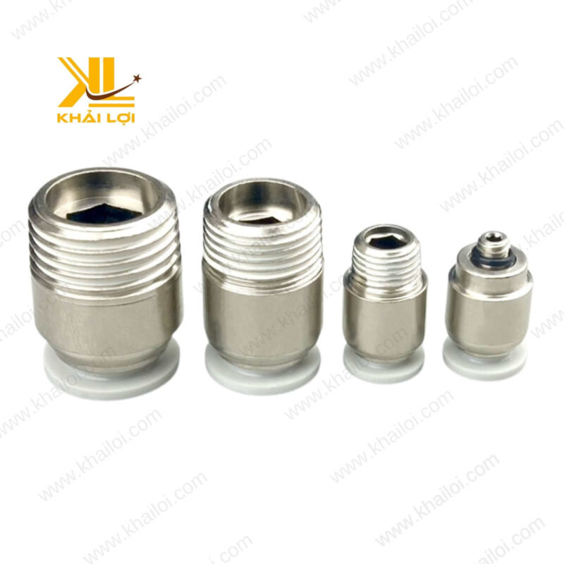 Đầu nối hơi AIRTAC POC chính hãng tại Vật tư công nghiệp Khải Lợi.