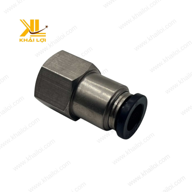 Đầu nối ống khí nén AIRTAC PCF, thiết kế nhỏ gọn, bền bỉ.
