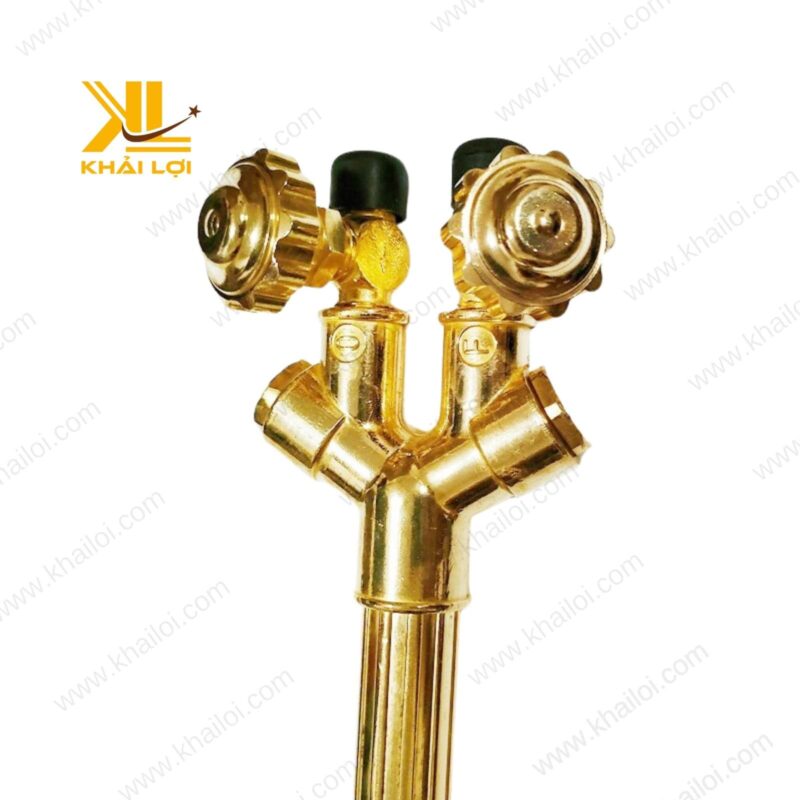 Đèn hàn VICTOR với van điều chỉnh khí, giúp kiểm soát ngọn lửa dễ dàng theo nhu cầu sử dụng.