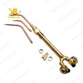 Cận cảnh đầu đốt của đèn hàn VICTOR, làm từ thép không gỉ, giúp tạo ngọn lửa chính xác và mạnh mẽ.
