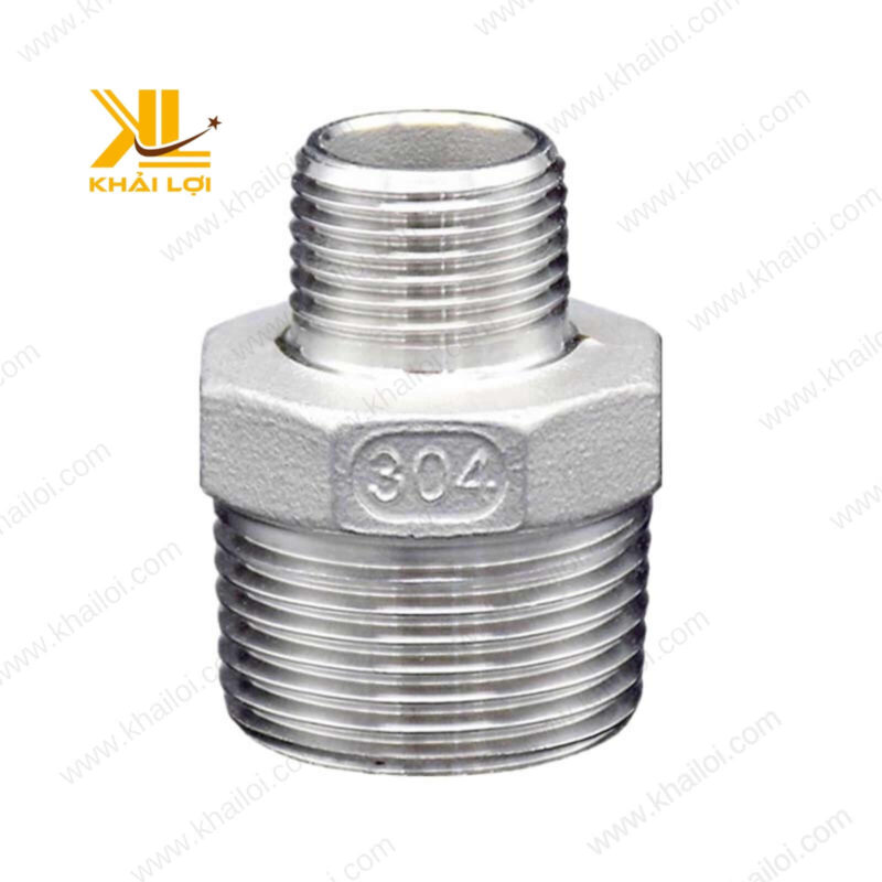 Kép giảm inox 304 dùng trong hệ thống cấp thoát nước và công nghiệp thực phẩm.