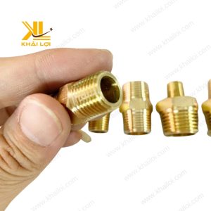 Kép thau 2 đầu ren ngoài chống rò rỉ.