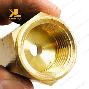 Măng song gas bằng đồng thau có khả năng chống ăn mòn từ các hợp chất trong gas.