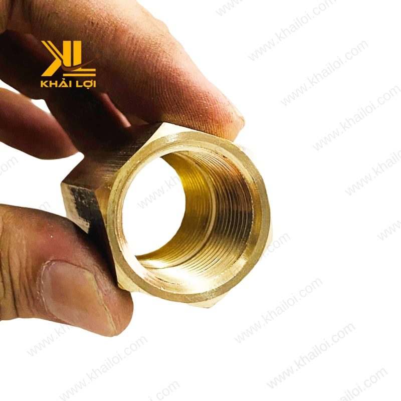 Hình ảnh Măng Song Gió bằng thép không gỉ với phần lục giác ở giữa để siết cờ lê.