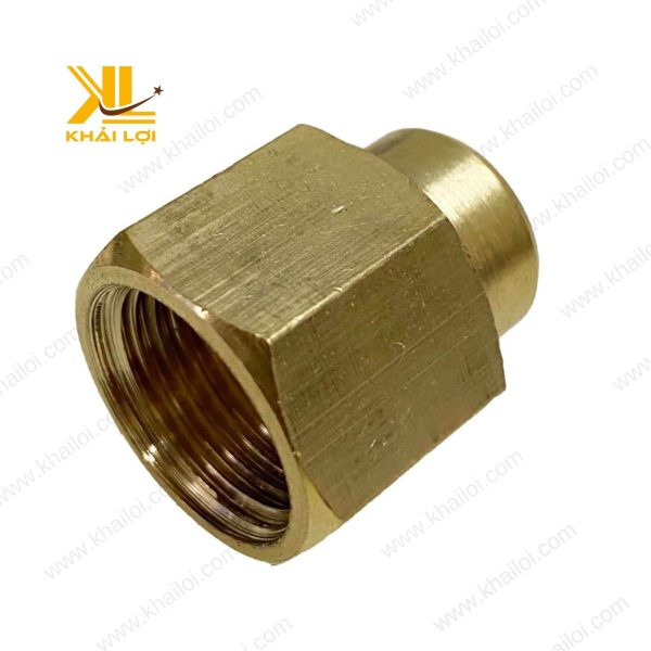 Bề mặt lục giác của măng song thau giảm giúp thao tác lắp đặt dễ dàng.