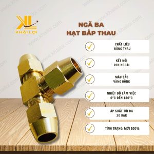 Thông tin kỹ thuật Ngã Ba Hạt Bắp Thau của vật tư công nghiệp Khải Lợi.