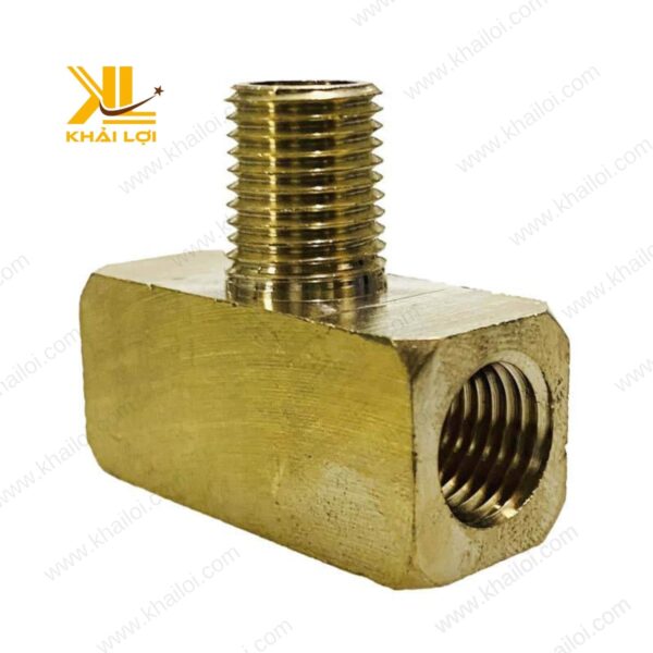 Ngã ba nối ren thau chất lượng cao phân phối bởi Vật tư công nghiệp Khải Lợi.